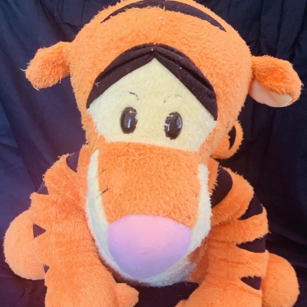 Disney Large Tigger Plush Stuffed Animal Orange Tiger Winnie the Pooh 21"
